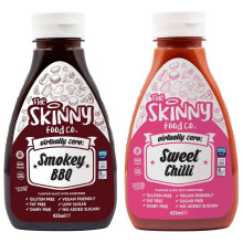 Skinny Sauce Set 2 x 425ml – Smokey BBQ Sauce & Sweet Chilli Sauce –