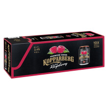 Kopparberg Cider, w/ Raspberry, 10 x 330ml
