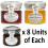 Mixed Pack - Wilkin & Sons of Tiptree Strawberry / Raspberry / Orange 1