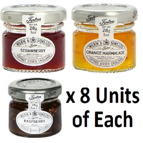 Mixed Pack - Wilkin & Sons of Tiptree Strawberry / Raspberry / Orange