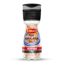 Schwartz Pink Himalayan Salt 71 G | Jar with Grinder | Pack of 1 | Great on Fish