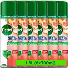 Dettol, Antibacterial All In One Disinfectant Spray, Summer Fruits,