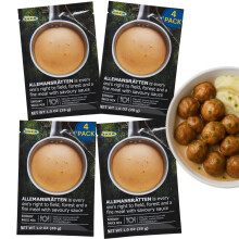 Swedish Meatball Sauce - Pack of 4 (4x28g) Swedish Meatball Gravy for