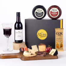 Indulgent Cheese, Wine and Chocolate Gift Set | Includes 2 Award