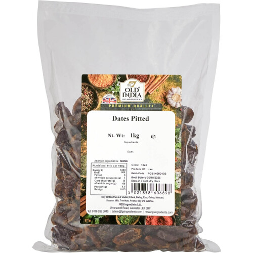 Old India Dates Pitted