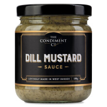 The Condiment Company Dill Mustard 190g, Mustard Sauce for Fish