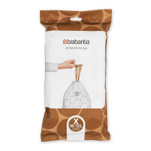 Brabantia 138041 PerfectFit Bin Liners (Size X/10-12 Litre) Thick