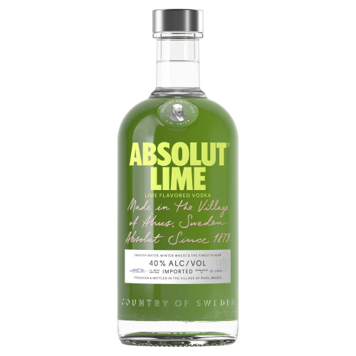 Absolut Lime Flavoured Swedish Vodka, 70