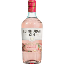 Edinburgh Gin Rhubarb & Ginger Pink Gin 70cl 40% ABV, Bold Sweet