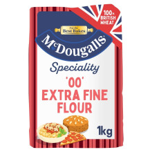 McDougalls 00 Grade Premium Plain Flour Finely Milled For Smoother