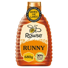 Rowse Honey, Runny Honey, Squeezy bottle, 100% pure & natural, Large