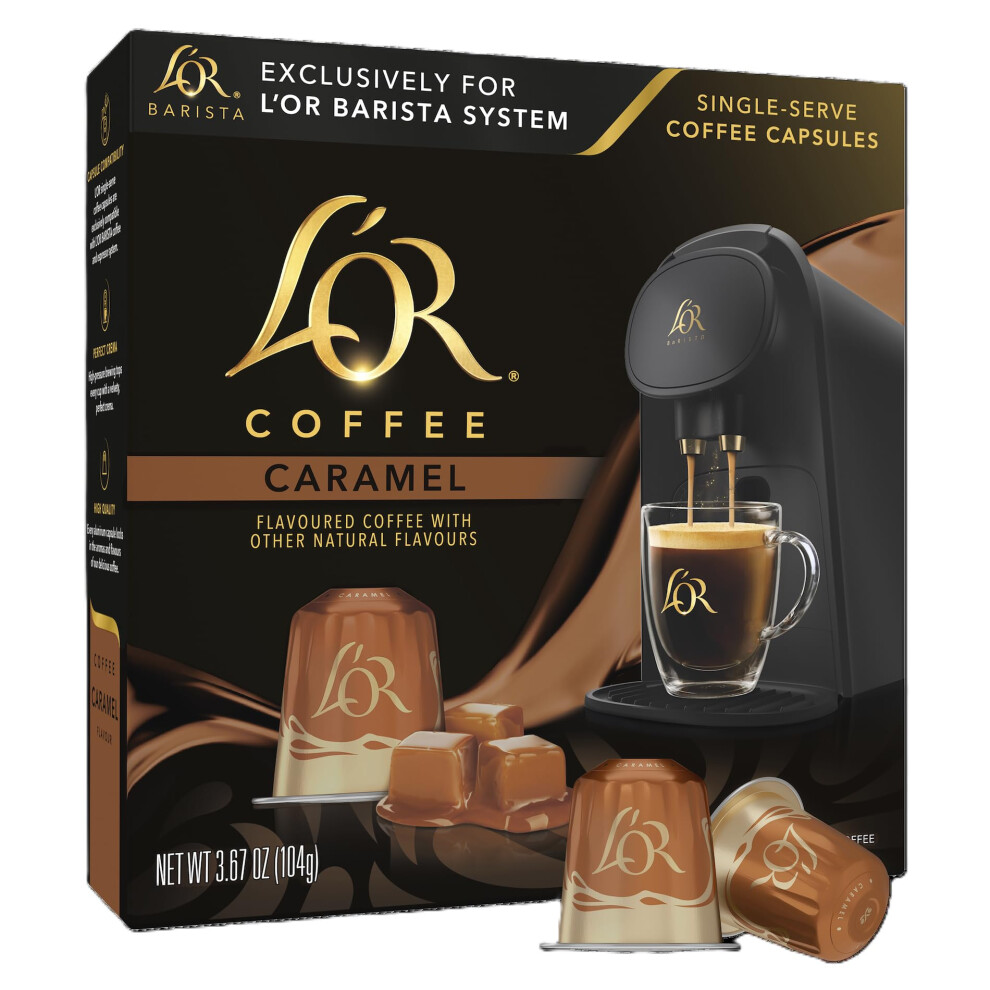 L'or Espresso Caramel Flavour Coffee Pods X10 (Pack Of 10, Total 100