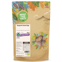 Wholefood Earth Organic Dried Figs – 2 kg | Raw | Sundried | GMO Free | Vegan |