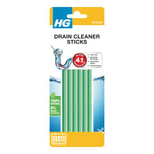 HG Drain Unblocker, Drain Sticks, Powerful Cleaner, Sink Unblocker, pack of 6
