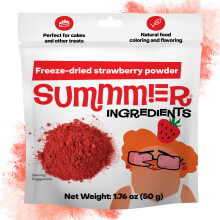 Summmer Freeze Dried Strawberry Powder (50g) No Added Sugar, Pure -