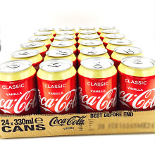 COCA COLA Vanilla 330ml (Pack of 24) case soda