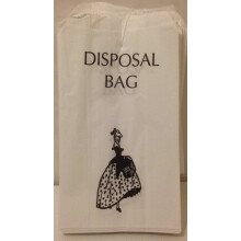 100 x White Paper Sanitary Disposal