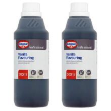 2 x 500ml Vanilla Essence Baking Flavour Concentrate Cakes