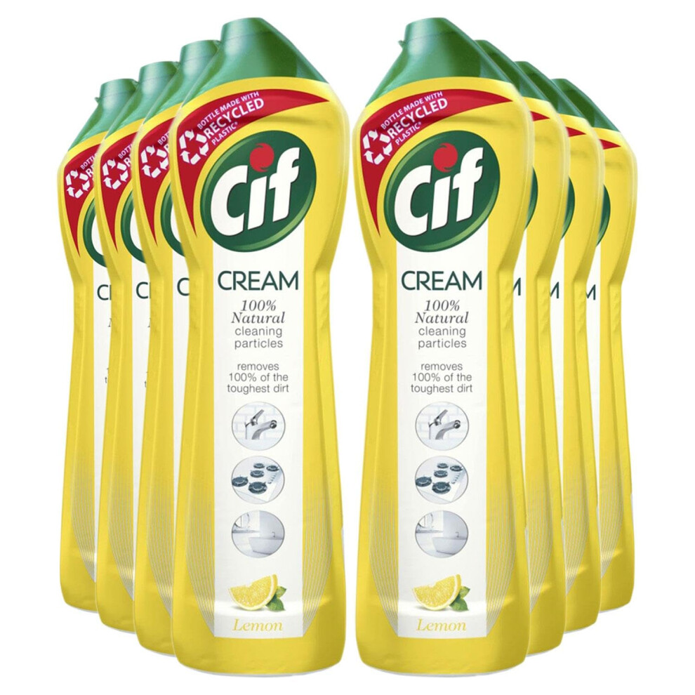 Cif Lemon Cleaner Multipurpose Surface Cleaner With 100% Cream