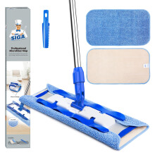 MR.SIGA Professional Microfibre floor Mop for Hardwood, Laminate,