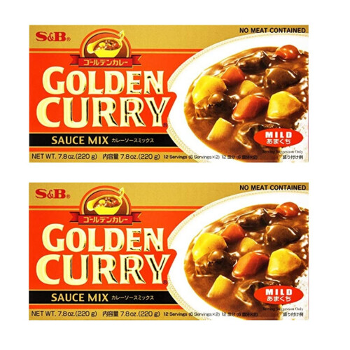 S&B Golden Curry Mild 220g - Pack 2