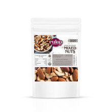 Rulop Mix Nuts 1kg: Raw & Unsalted Cashews, Almonds, Walnuts, Brazil