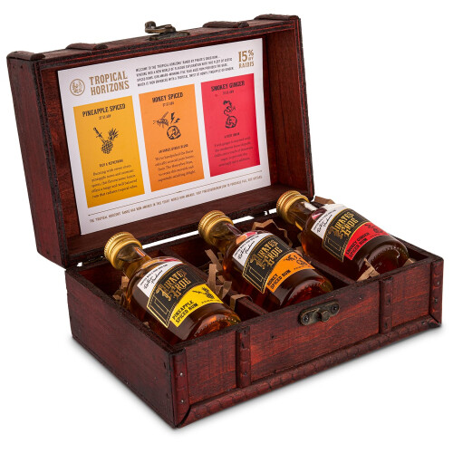Pirate's Grog Spiced Rum Gift Set Miniatures - 3 x 50 ml Bottles |