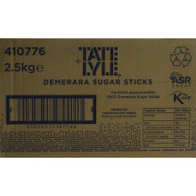Tate & Lyle - Fairtrade Demerara Brown Sugar Sticks - Fruity,