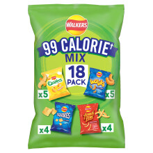 Walkers 99 Calorie Mix Multipack Snacks Crisps 18