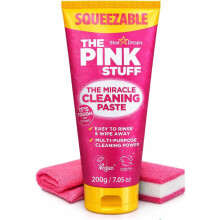 The Pink Stuff Miracle Cleaning Paste 200g – Squeezable All-Purpose Cleaner – Tough on Grease, Grime & Stains – Multi-Surface Clea