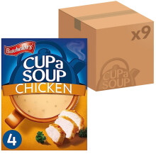 Batchelors Cup a Soup Chicken Instant Soup, 4 Sachets Per 81 g Box