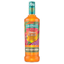 Smirnoff Miami Peach | 35% vol | 70cl | Juicy Peach & Citrus Flavours | Coral-coloured | Perfect for Brunches & BBQs