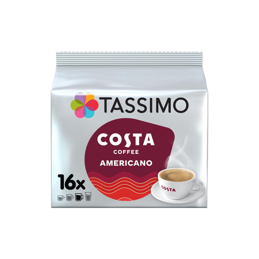 Tassimo Costa Americano Pack Of 6, 6X16