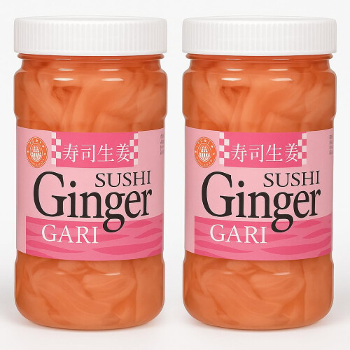 Sushi Ginger Gari 2 Pack – Pink Pickled Ginger 340g x 2 | Authentic