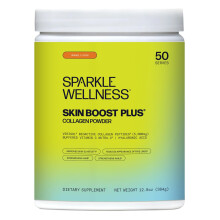 Sparkle Wellness Huid Boost Plus (Sinaasappel) [50-Porties] | Collageen Poeder Supplement met VERISOL
