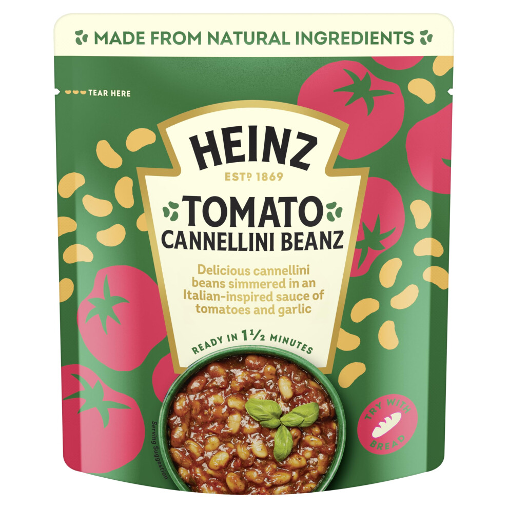 Heinz Tomato Cannellini Beans With Onion And Garlic - Meal For One,
