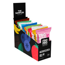FROPRO Snack Bar - Pindakaas Snackrepen - Glutenvrij, Zuivelvrij, Sojavrij, Plantaardige Eiwitrepen