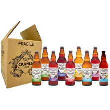 Cranes Cider Bundle, 9 x 500ml selection of