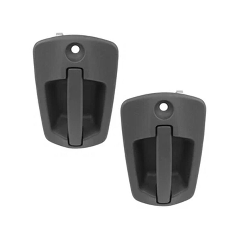 1Pair New Exterior Door Handle W/ Keyhole For Freightliner Cascadia 18-24 A1867004005 A18-67004-006 A18-67004-007 Black 6032821044165