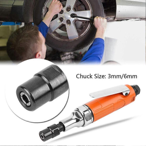 Pneumatic Grindering Tool for Engraving, Polishing and Tire Buffer - Short Size
