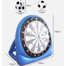 (pink) Inflatable Soccer Target PVC Outdoor Fun Shooter Dart Board Throwing Game Sticky Ball Toy