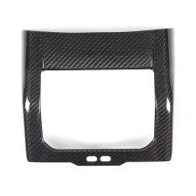 Carbon Fiber for  5 Series G60 2024 Car Rear Air Vent Outlet Frame Cover Trim Interior Accessories
