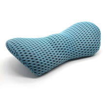 Bolster Pillow for Legs, Knees, Lower Back - 100% Memory Foam Half Moon Pillow for Pain Relief - Compatible with Bed & Chair