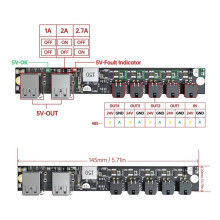 BIGTREETECH Panda Branch Power Expansion Board with USB 24V Power Supply for X1 P1 A1 Bambu AMS