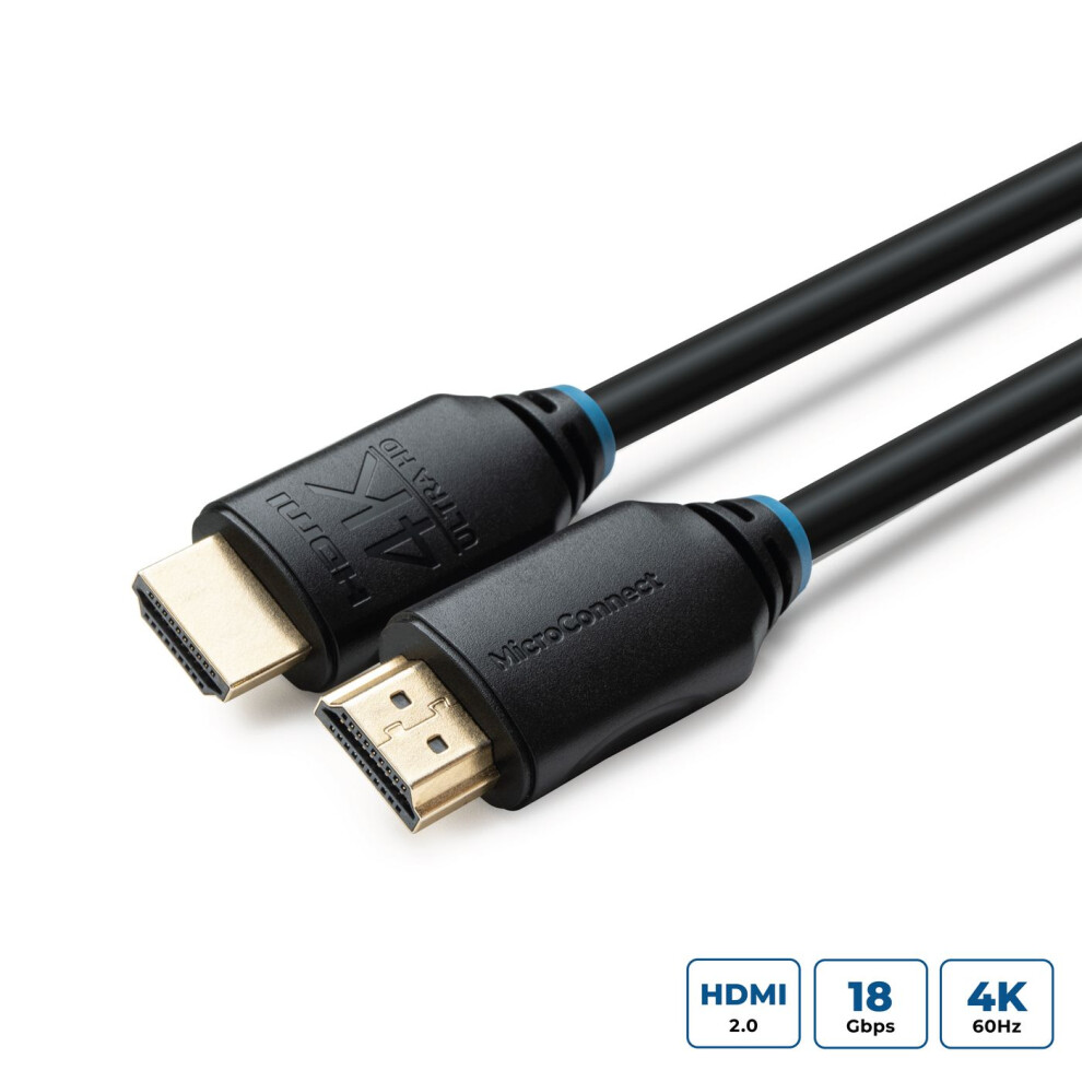 Microconnect Hdmi Cable 4K 5M 5704174300458