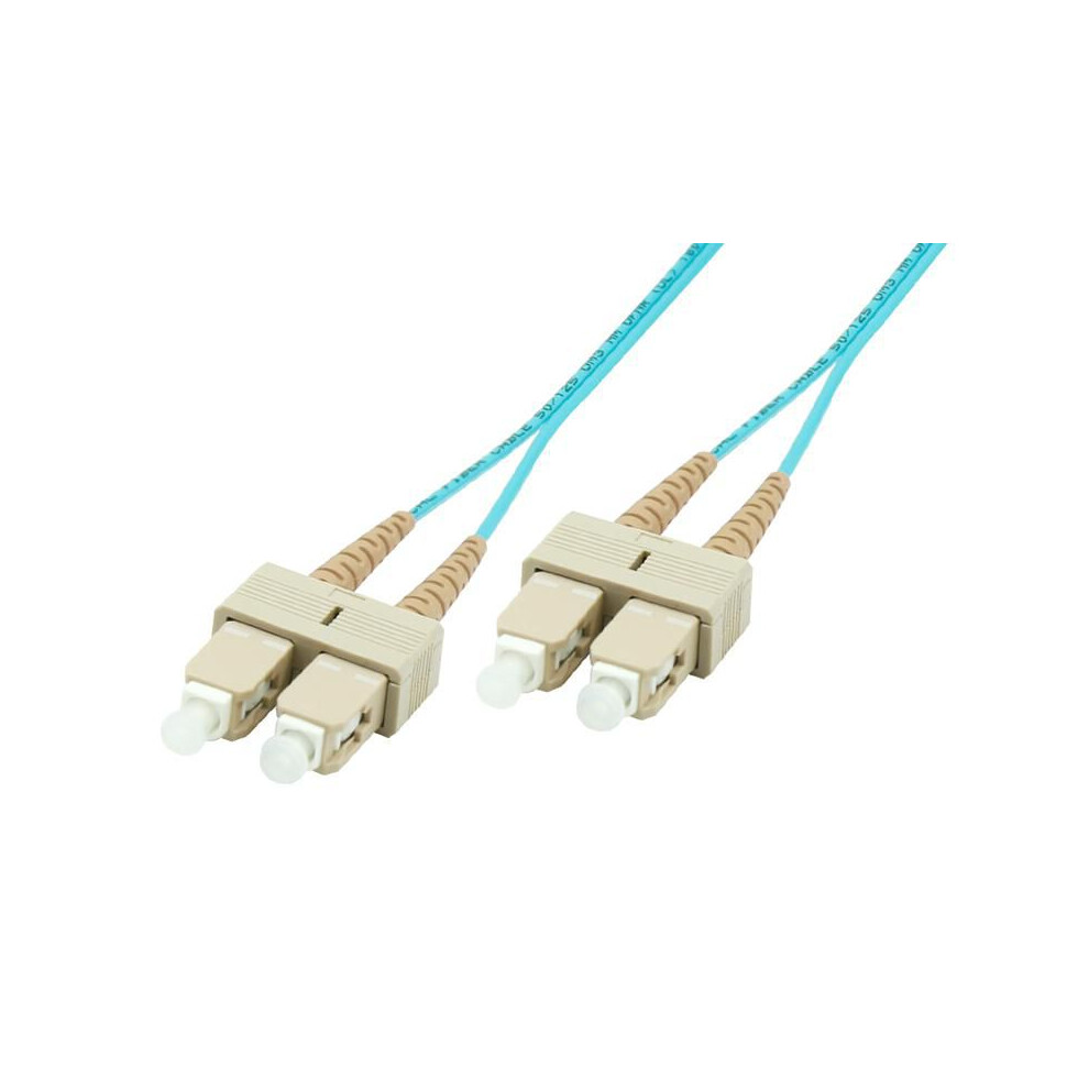 Microconnect Optical Fibre Cable Sc-Sc Multimode Duplex Om3 (Aqua ) 5M Blue 7331990076861