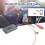 Adaptateur audio Bluetooth pour voiture avec 2 interfaces RCA et câble AUX 3
