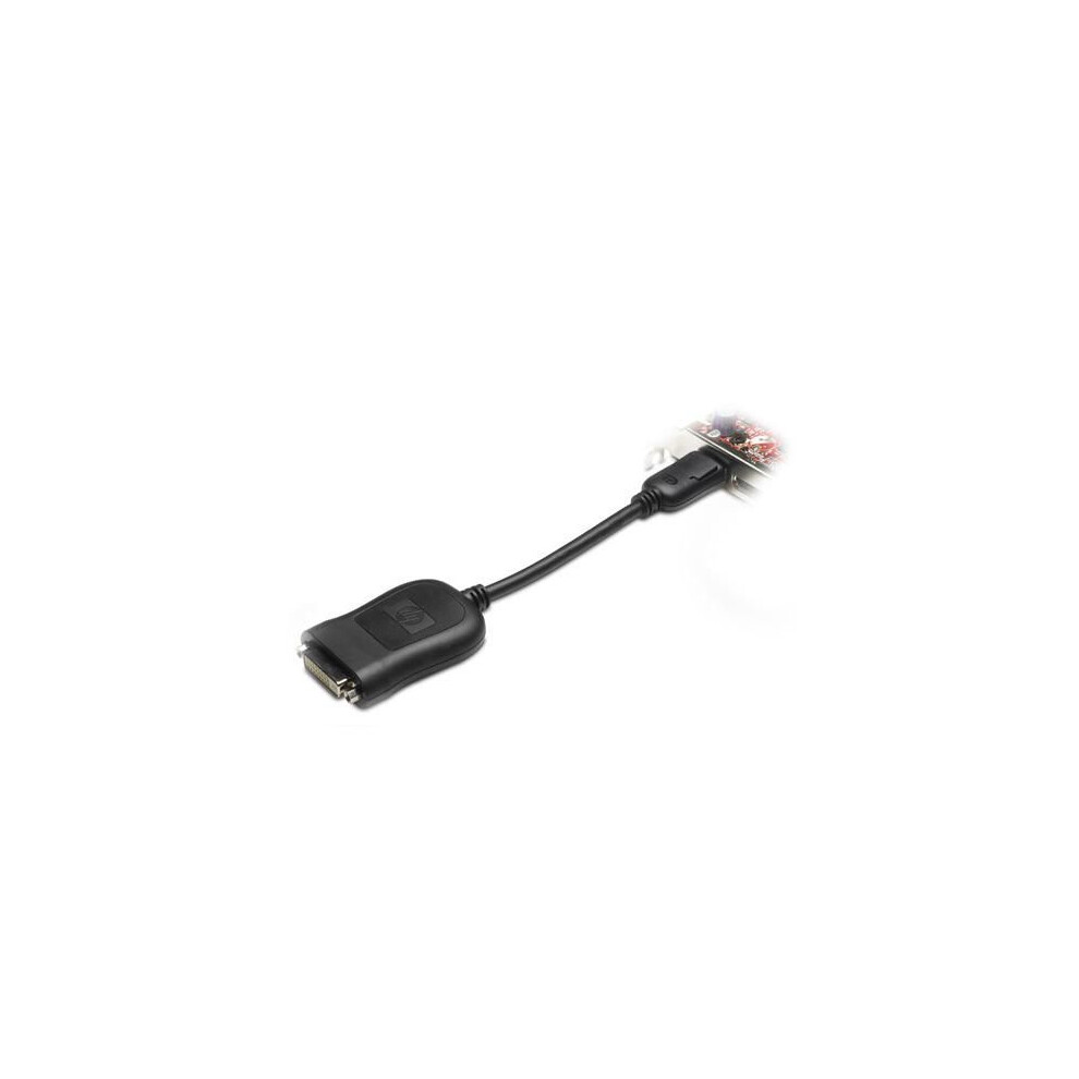 Hp Displayport (Dp) To Dvi-D Adapter