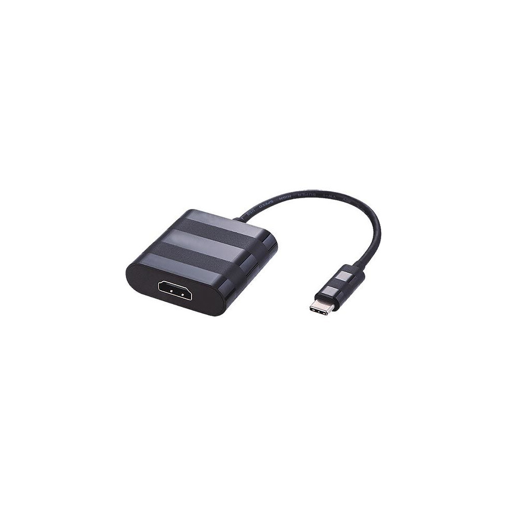 Cablenet 20Cm Usb 3.1C Male - Hdmi 1.4B Female (4Kx2k@30Hz) Tailed Active Black 5056750301602