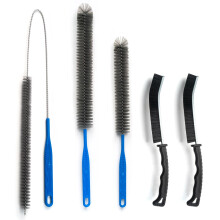 Kit de limpieza de conductos de secadora y cepillo para lechada, limpiador flexible de refrigerador